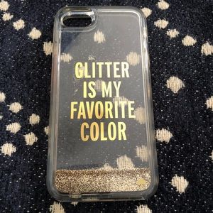 Kate spade glitter phone case iPhone 7